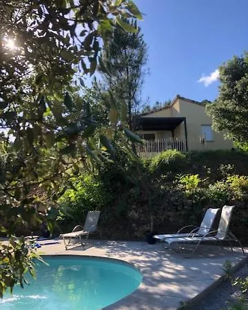 Lejlighed Chez Simone, Piscine Et Climatisation Ribes